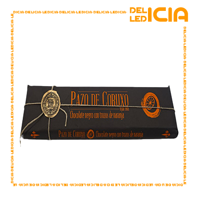 Chocolate negro con trozos de naranja Pazo De Coruxo 300g