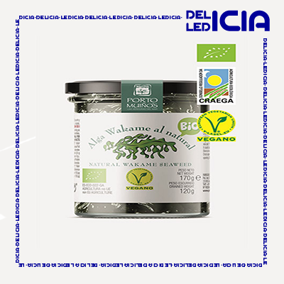 Algas Wakame al natural Portomuiños