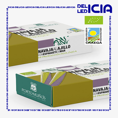 Navajas al ajillo Portomuiños